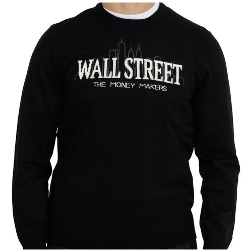 Maglioni Uomo Mc2 Saint Barth - Crew Neck Light Sweater Wall Street 00 - Nero