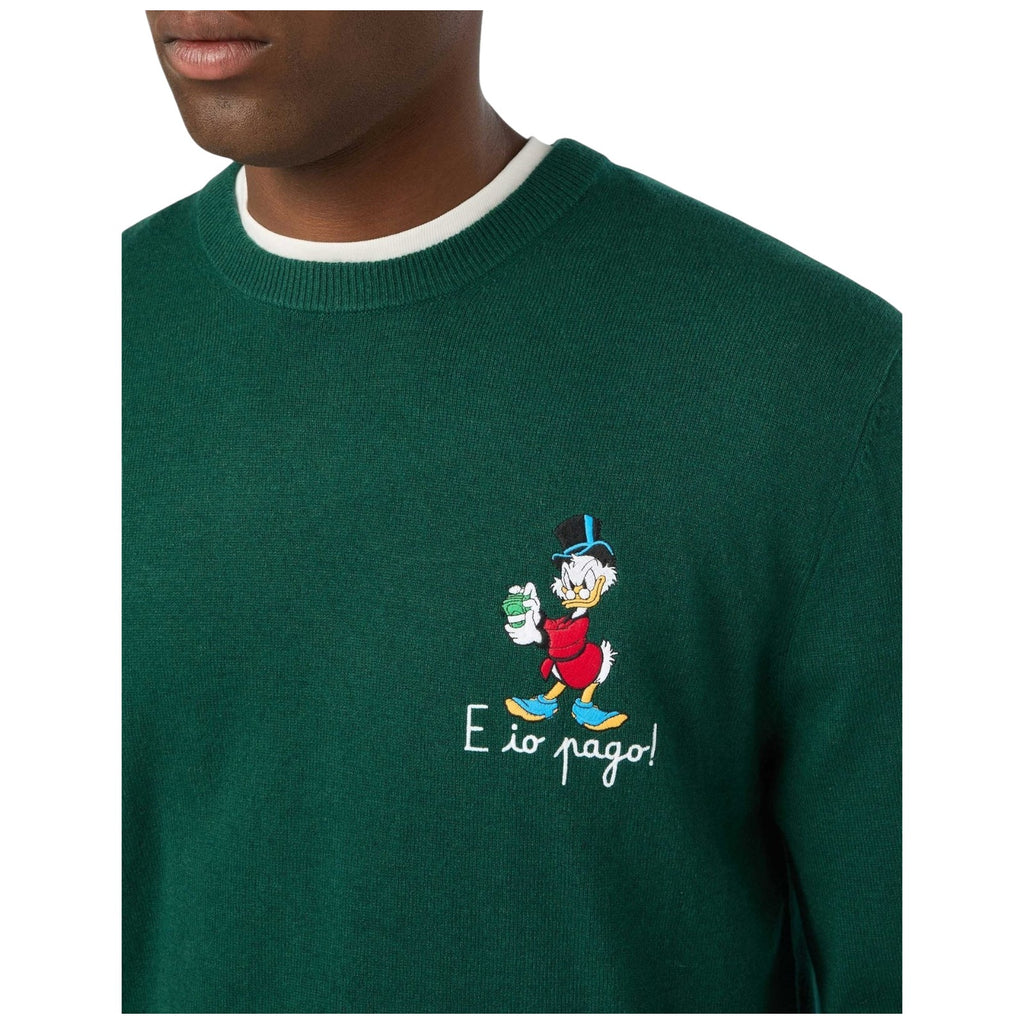 Maglioni Uomo Mc2 Saint Barth - Crew Neck Light Sweater Scrooge Pago 51 - Verde
