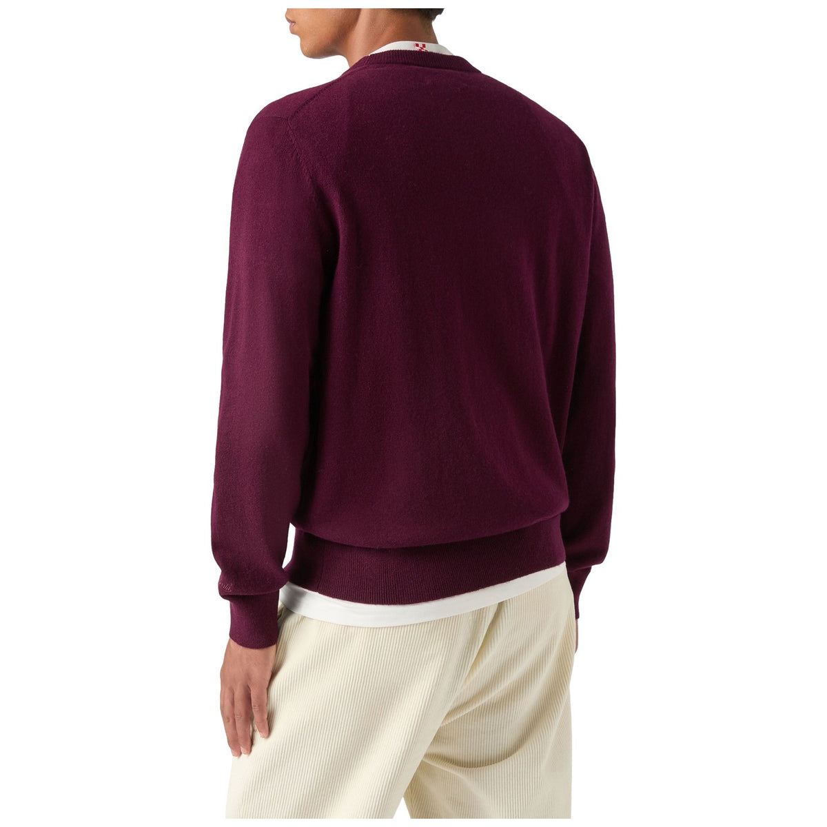 Maglioni Uomo Mc2 Saint Barth - Crew Neck Light Sweater Spend Watch 44M - Bordeaux