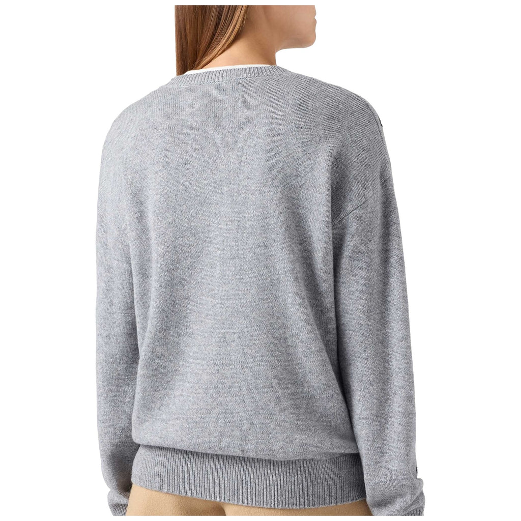 Maglioni Donna Mc2 Saint Barth - Crewneck Sweater Peanuts Touching Stars 15M - Grigio