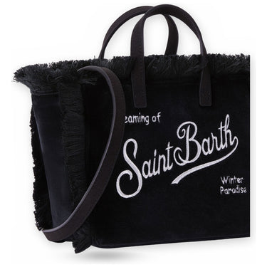 Borse a spalla Unisex Mc2 Saint Barth - Small Bag with Strap 00AR Emb - Nero