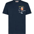 T-shirt Uomo Mc2 Saint Barth - T-Shirt With Embroidery - Blu