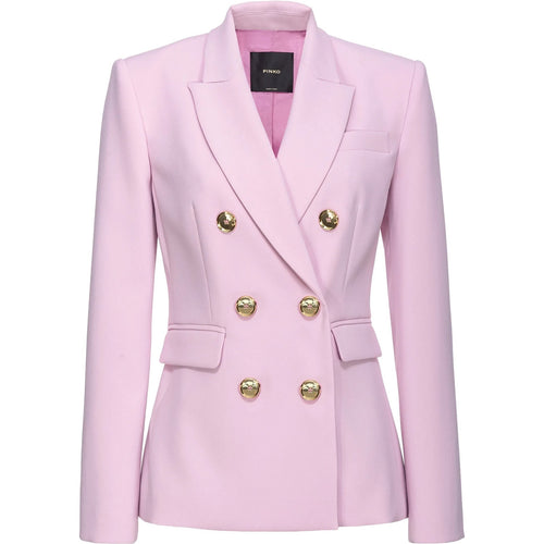 Damskie marynarki i marynarki Pinko - Granato Crepe Stretch Jacket C - Fioletowy