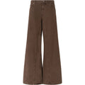 Pantaloni Donna Pinko - Winona Wide Leg Bull Slegato - Marrone