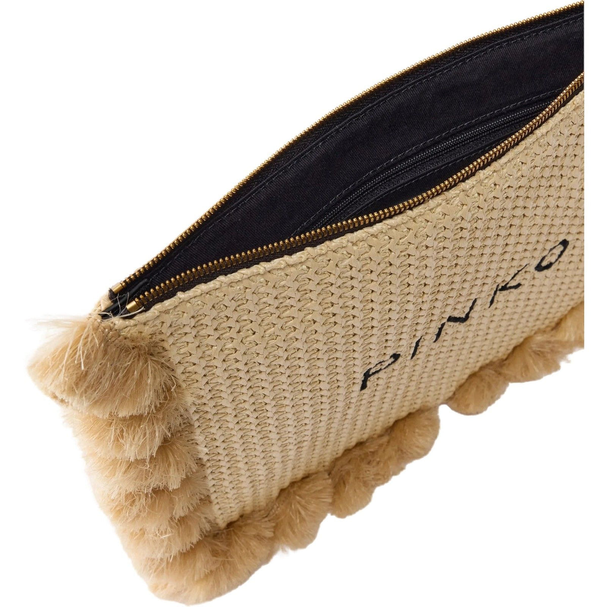 Borse a spalla Donna Pinko - Flat Handle Rafia - Beige-Gianni Foti
