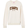 Felpe senza cappuccio Donna Mc2 Saint Barth - Woman Cotton Fleece Crewneck Sweatshirt - Panna