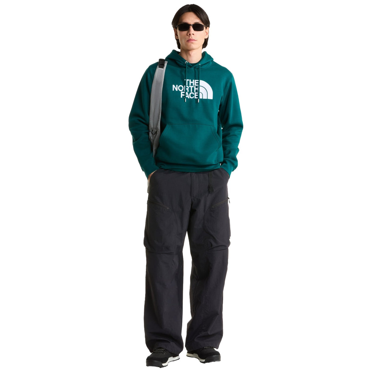 Felpe con cappuccio Uomo The North Face - TNF Essential Drew Peak Regular Hoodie - Verde