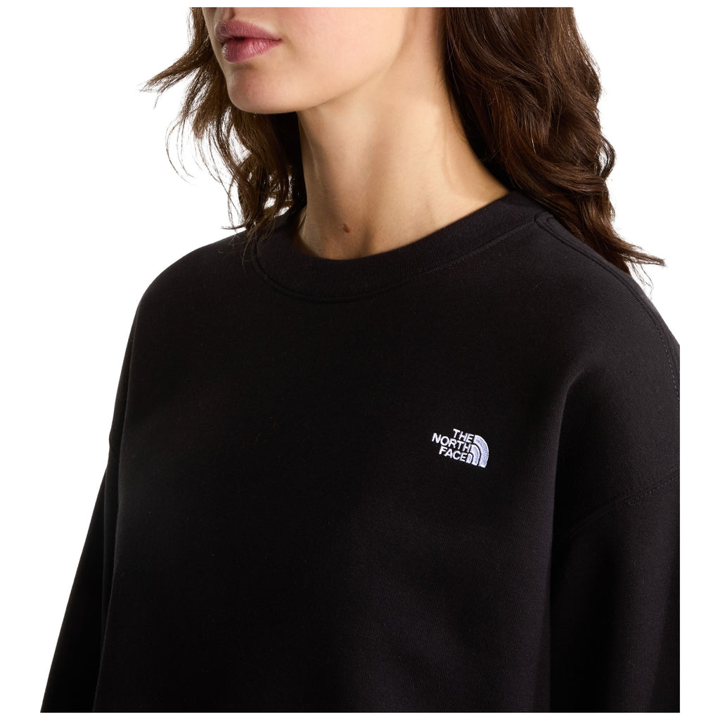 Felpe senza cappuccio Donna The North Face - TNF Essential Simple Dome Boxy OS Crew - Nero