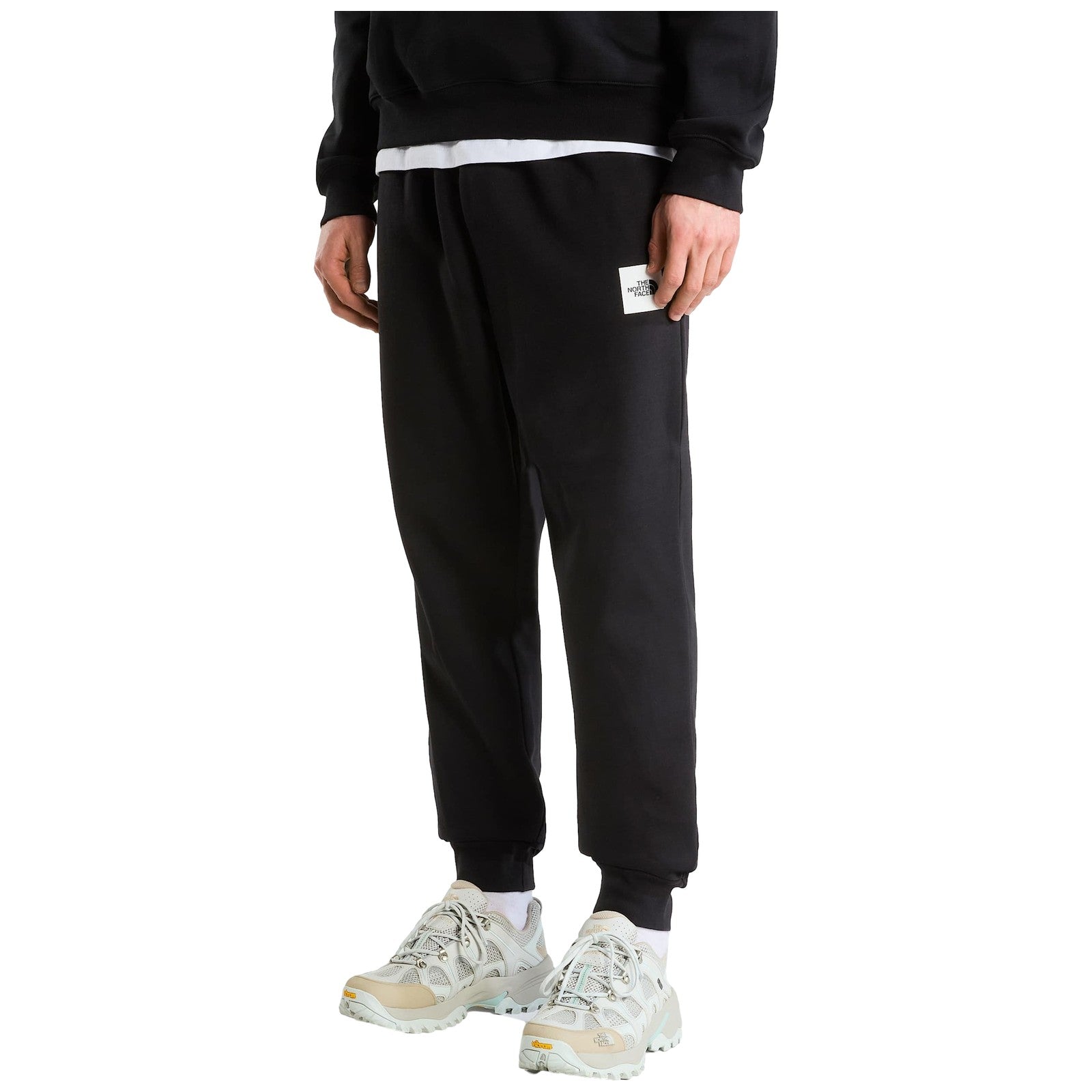 Pantaloni Uomo The North Face - Evo Box Half Dome Regular Tapered Jogger - Nero