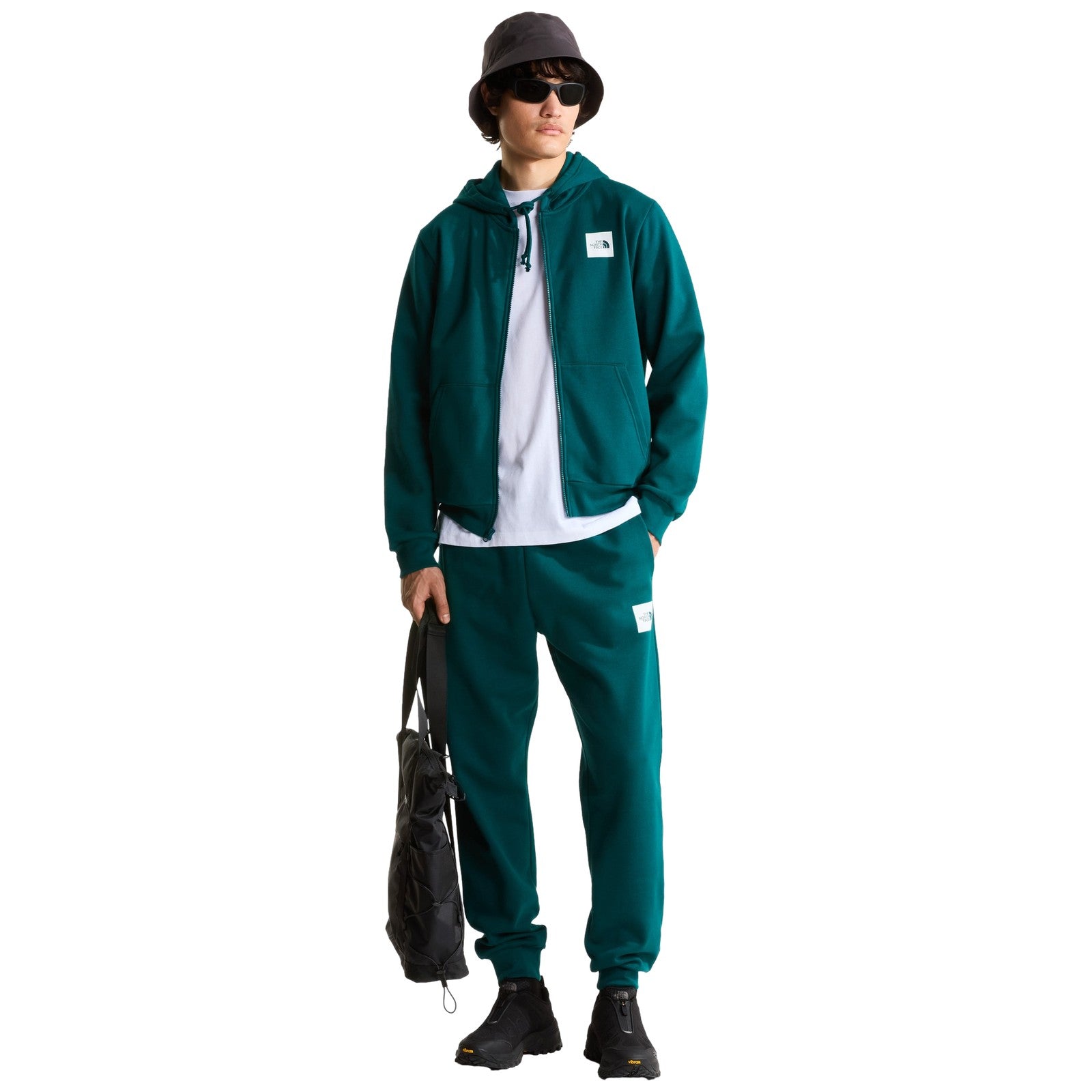 Pantaloni Uomo The North Face - Evo Box Half Dome Regular Tapered Jogger - Verde