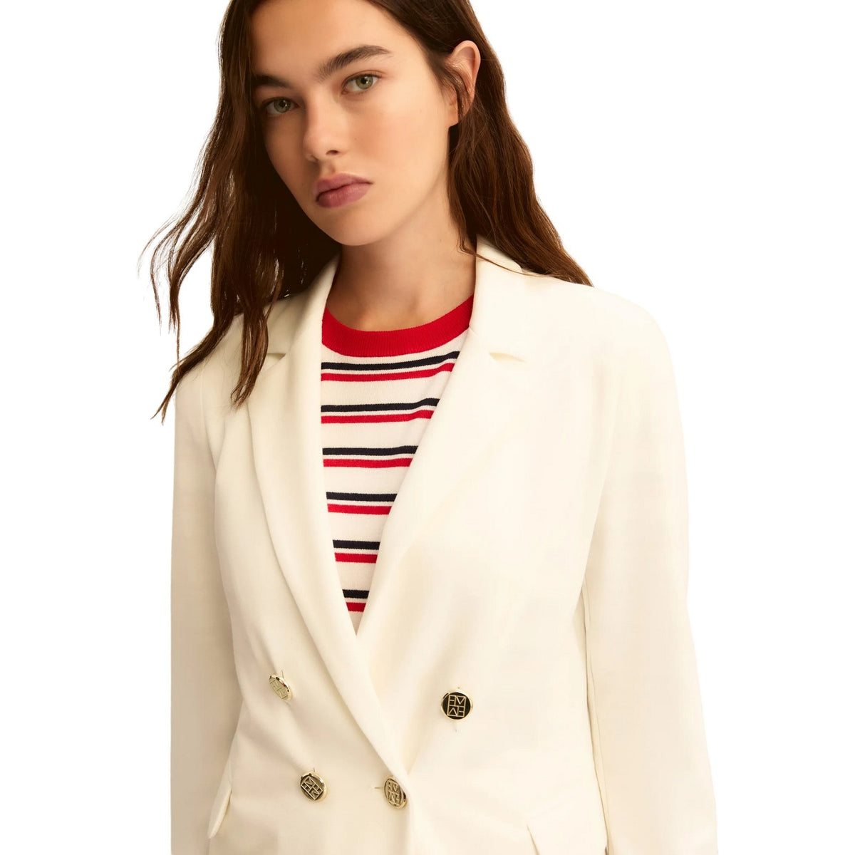 Giacche Donna Emme - Giacca in jersey - Bianco-Gianni Foti