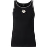 Canotte e top Donna Pinko - Bitetto Canotta Costina Logo T - Nero