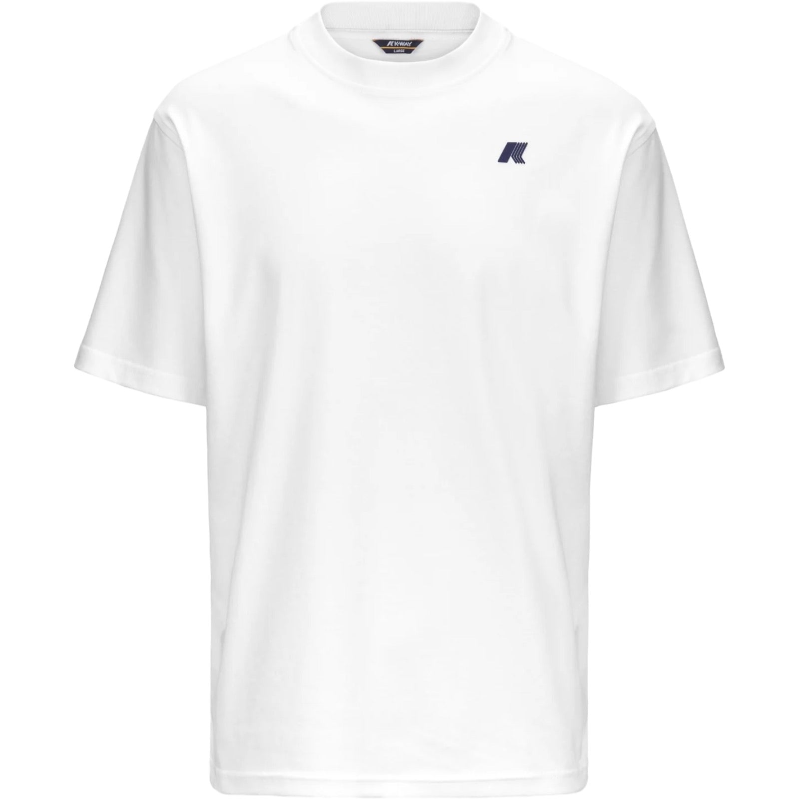 T-shirt Uomo K-Way - Solo Vertical Isobar Jersey - Bianco