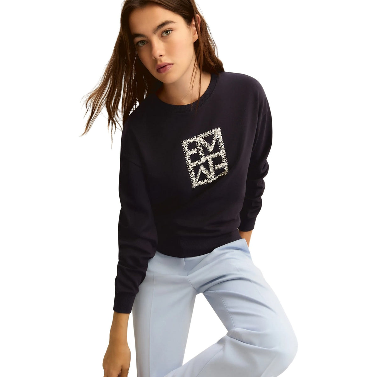 Felpe senza cappuccio Donna Emme - Felpa - Blu-Gianni Foti