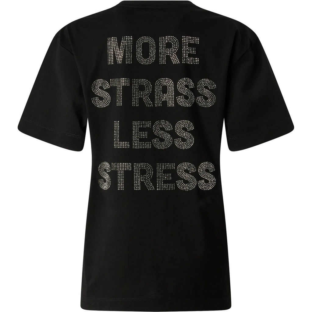 T-shirt Donna Pinko - Strepitoso T-Shirt Jersey Logo - Nero