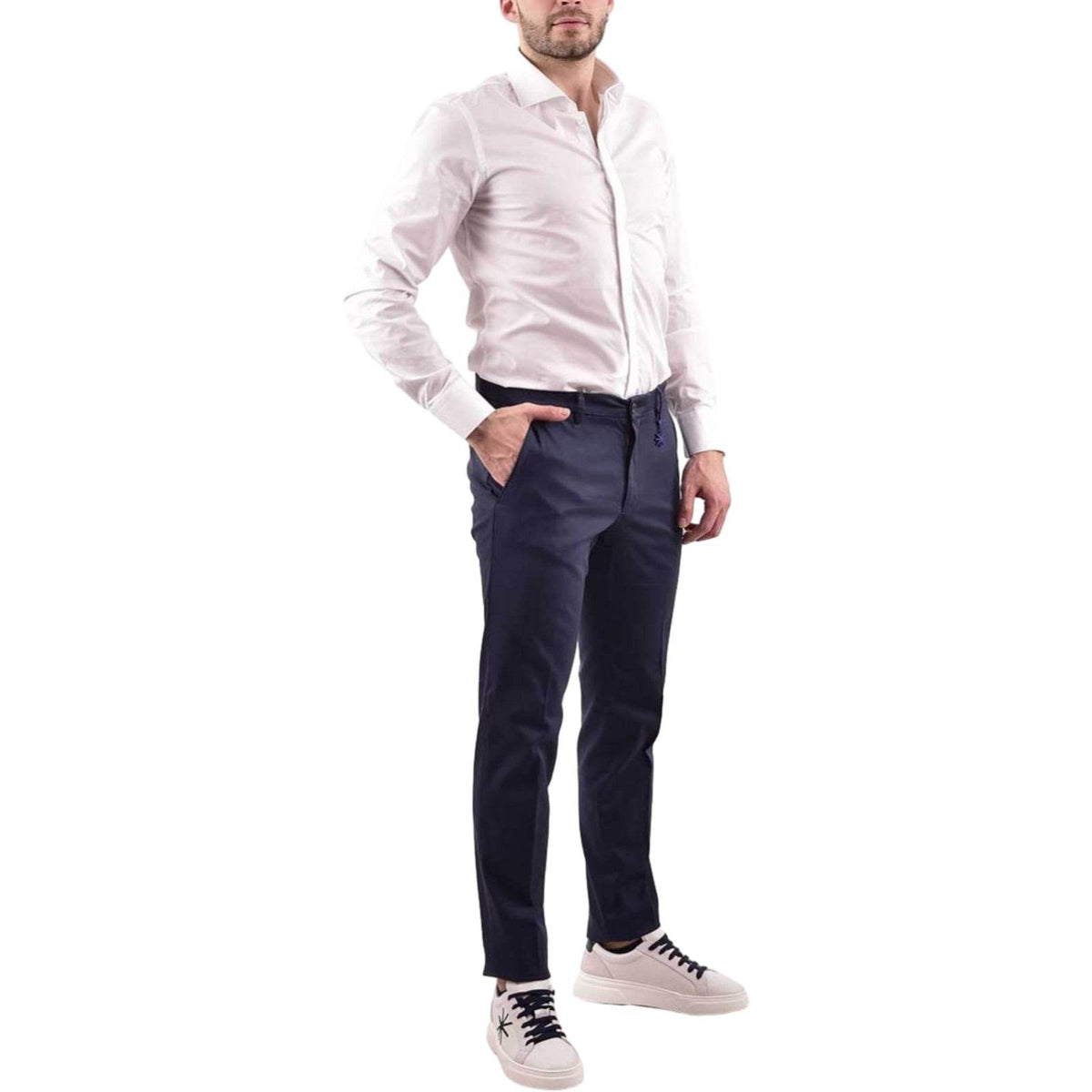 Camicie classiche Uomo Manuel Ritz - Camicia - Bianco-Gianni Foti