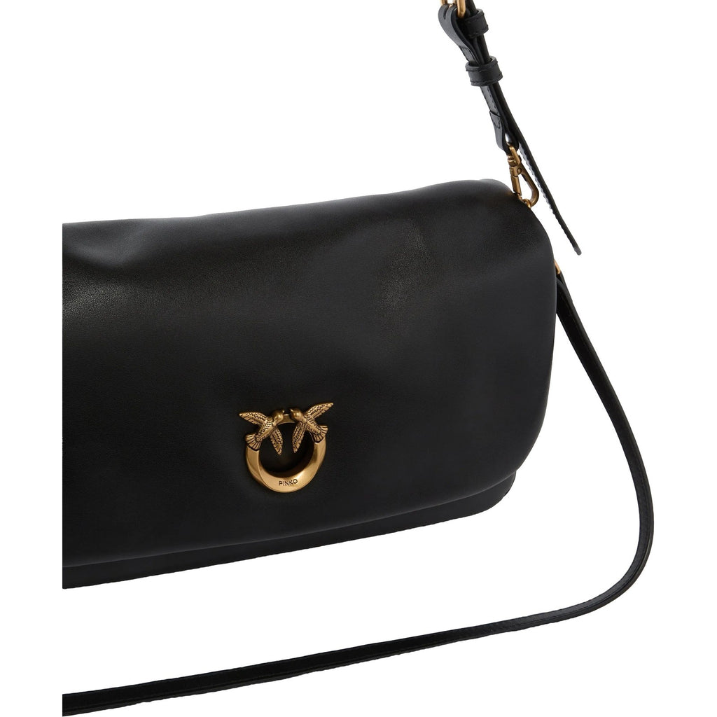 Borse a spalla Donna Pinko - Click Soft Horizontal Handle C - Nero