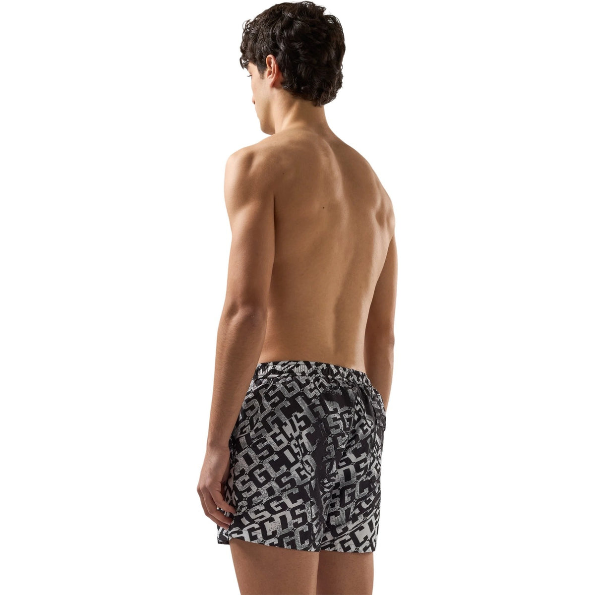 Pantaloncini e calzoncini Uomo Gcds - Monogram Swim Shorts - Nero
