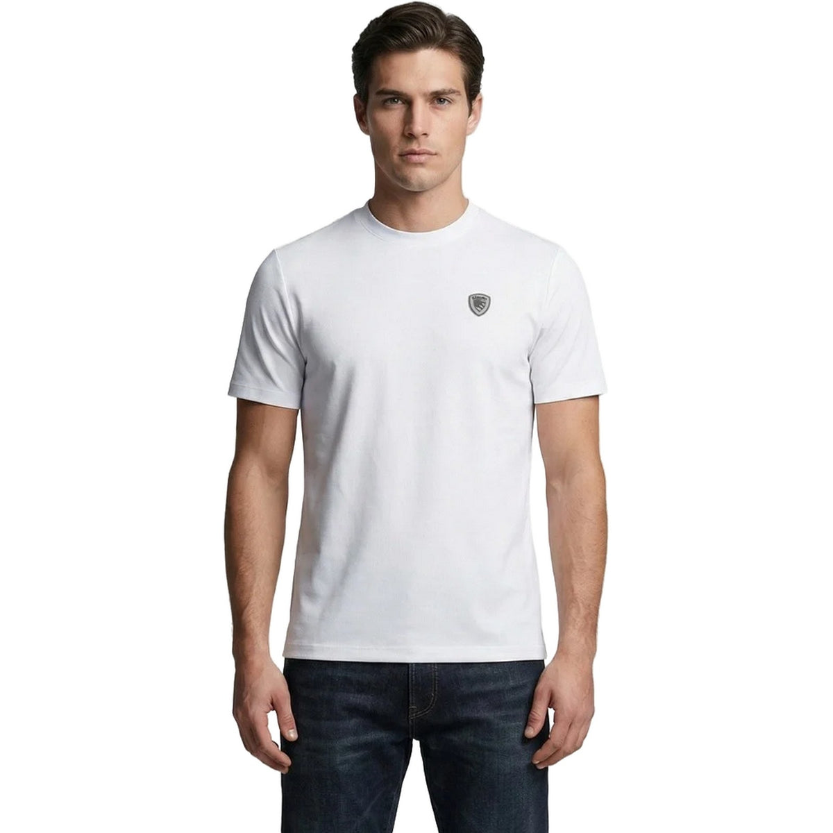 T-shirt Uomo Blauer - Jan - Bianco-Gianni Foti