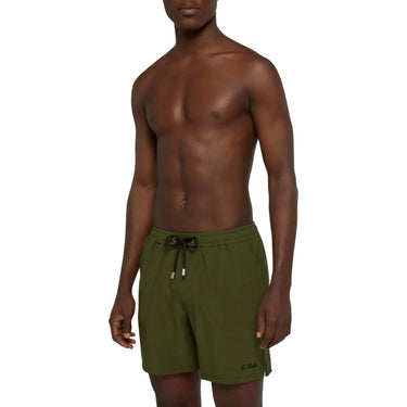 Pantaloncini e calzoncini Uomo Mc2 Saint Barth - Comfort Swimshort Made With Elastic Fabric - Verde