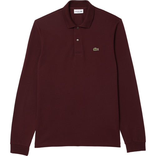 Polo Uomo Lacoste - Polo Basic Manica Lunga - Bordeaux