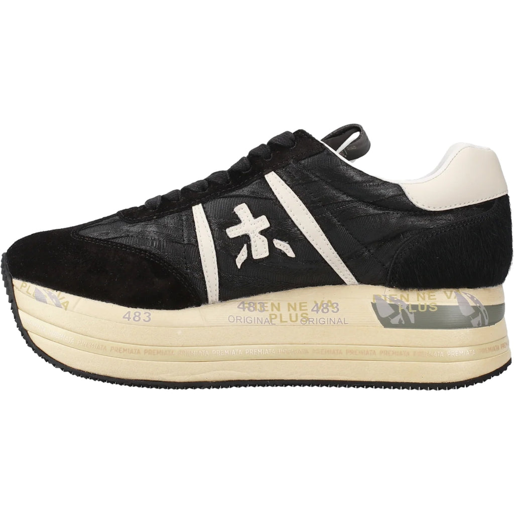 Sneaker Donna Premiata - Beth - Nero-Gianni Foti