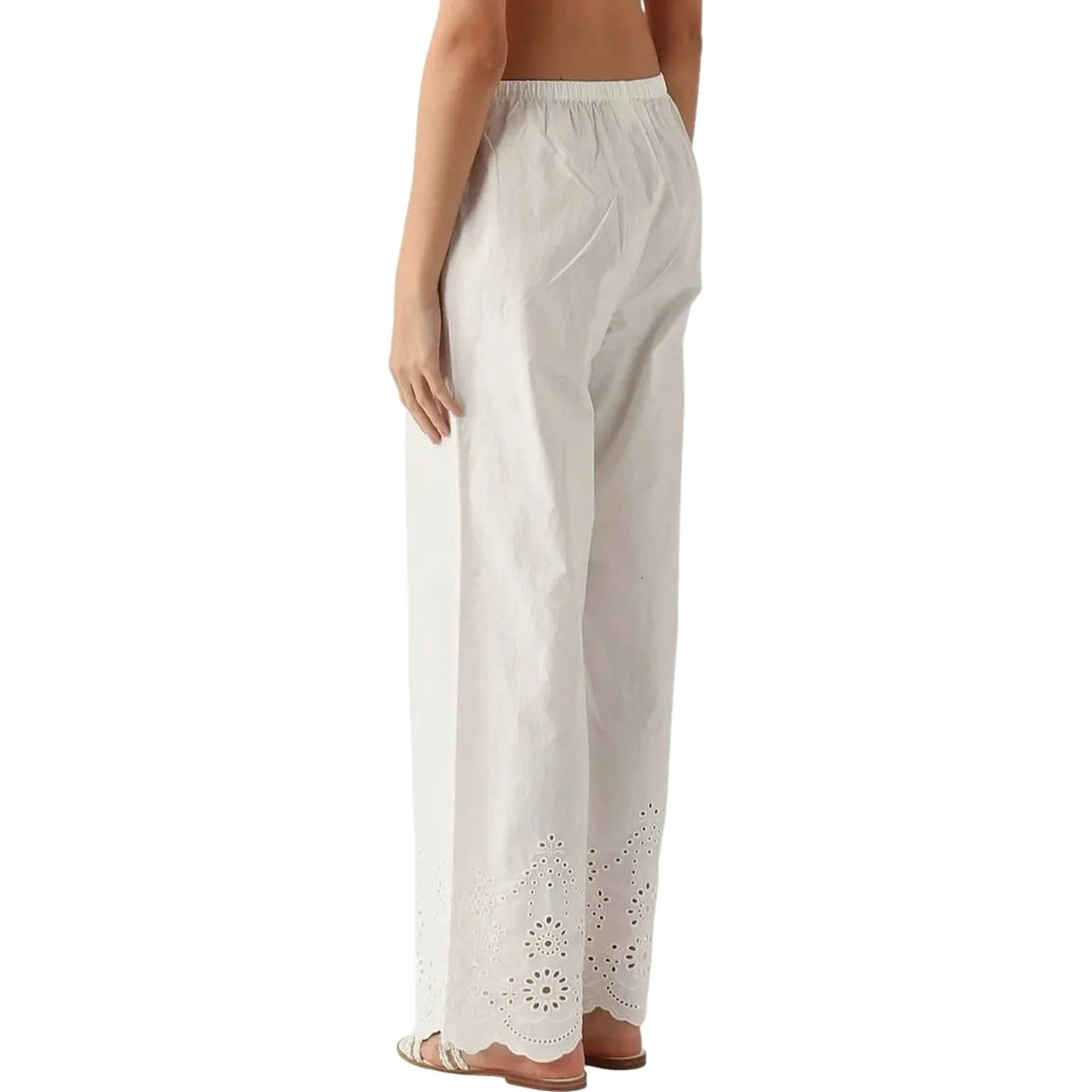 Pantaloni Donna Mc2 Saint Barth - Woman Pant Pullup - Bianco