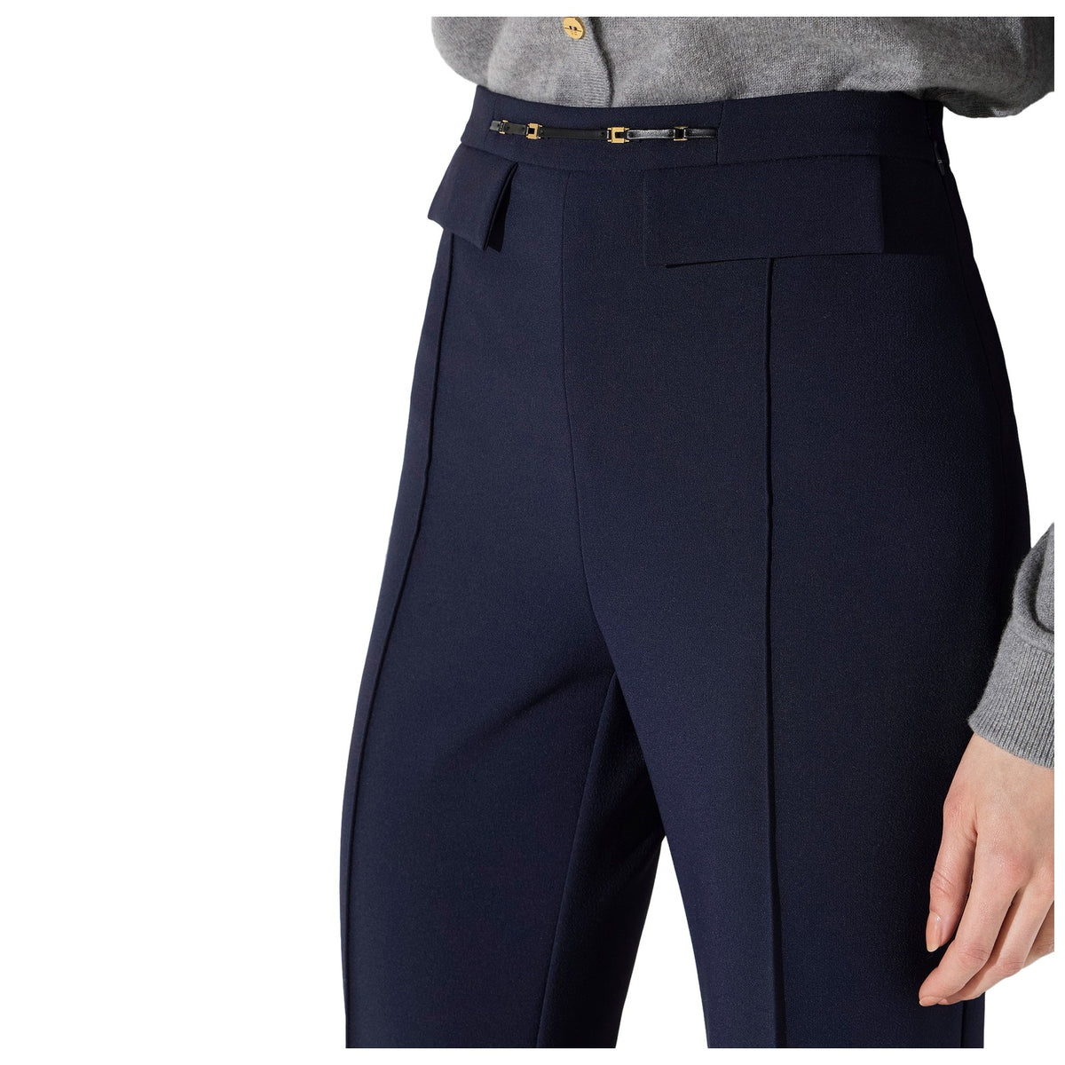 Pantaloni Donna Elisabetta Franchi - Pantalone PA19666E2 - Blu