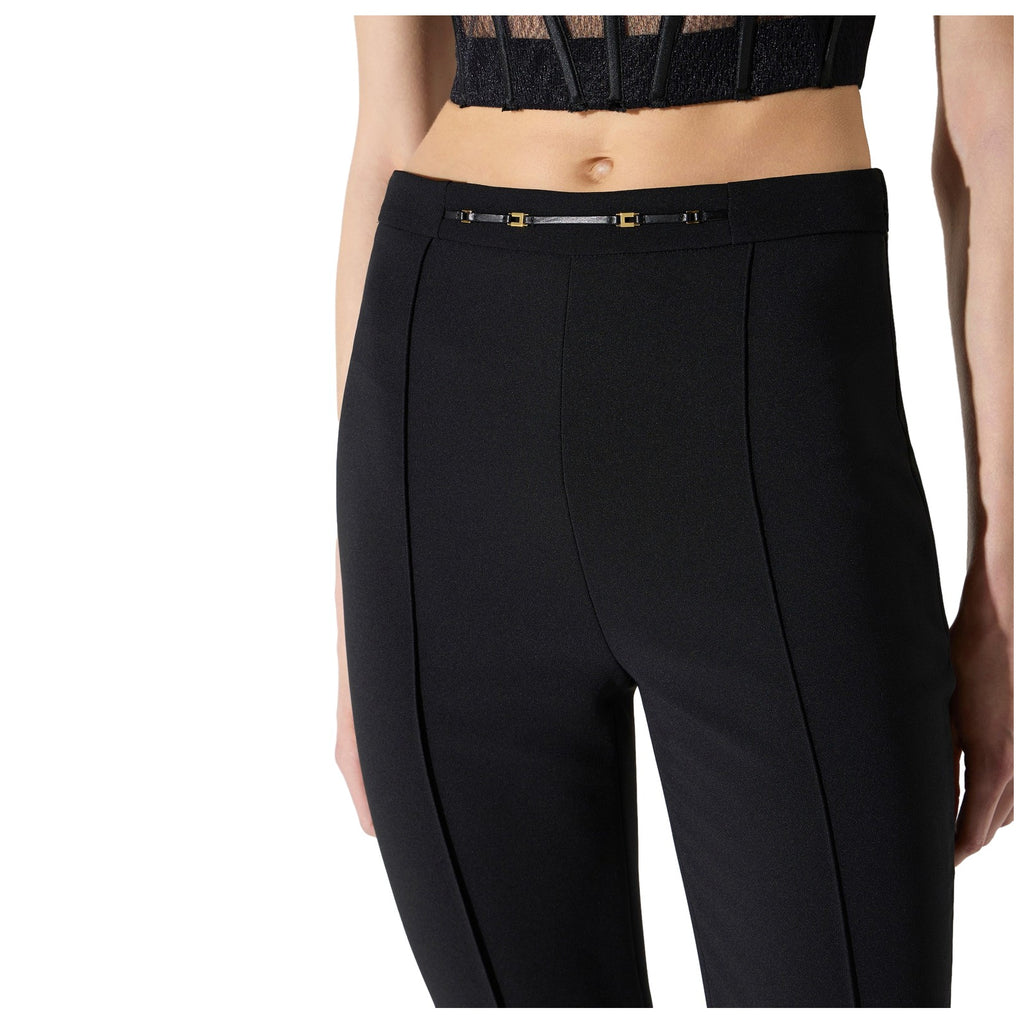 Pantaloni Donna Elisabetta Franchi - Pantalone PA19766E2 - Nero