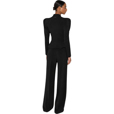Pantaloni Donna Elisabetta Franchi - Pantalone con cintura PA20766E2 - Nero