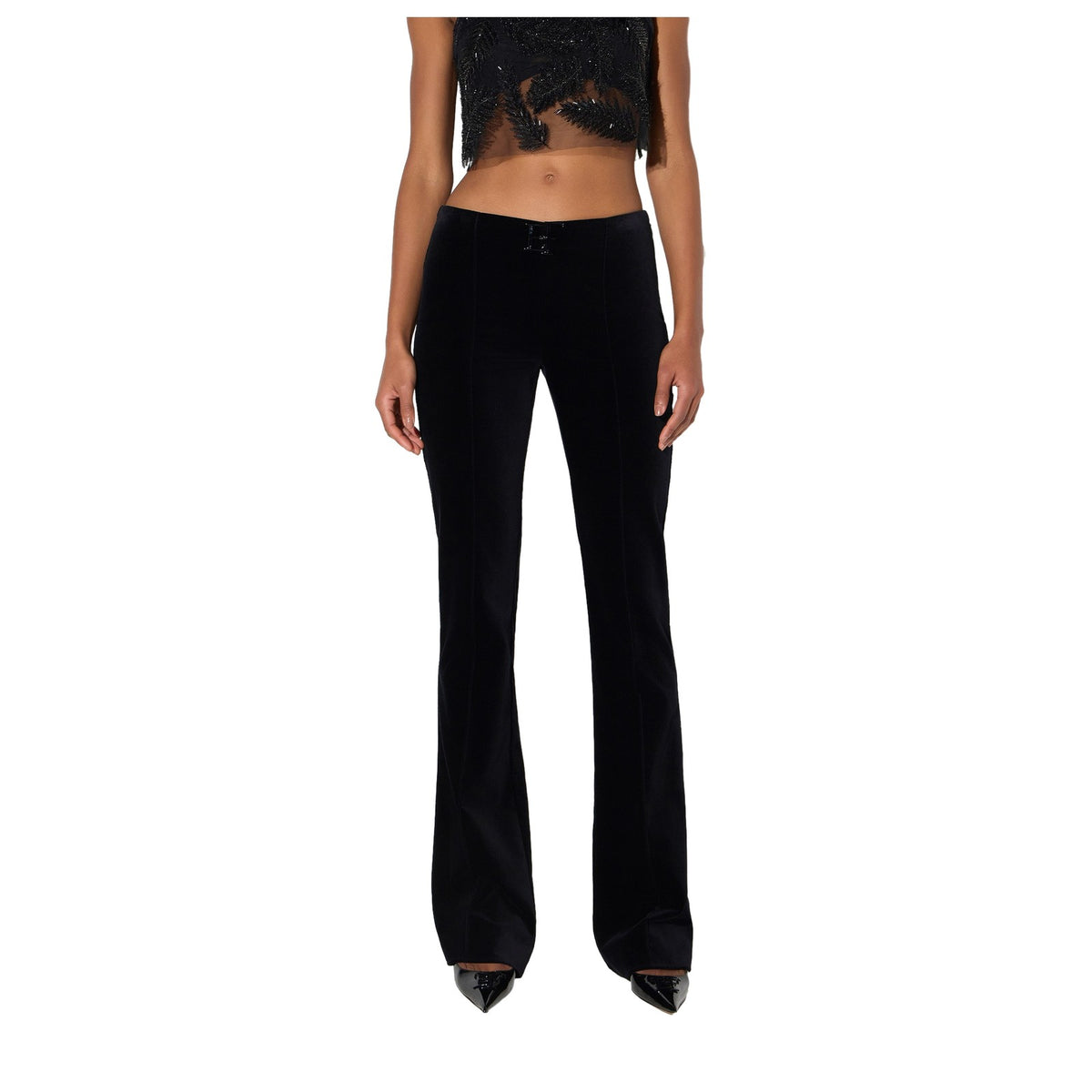 Pantaloni Donna Elisabetta Franchi - Pantalone PA22467E2 - Nero