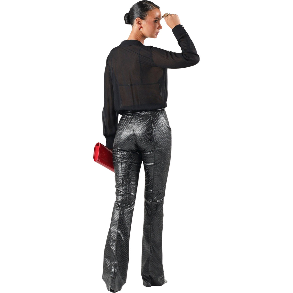 Pantaloni Donna Elisabetta Franchi - Pantalone PA22567E2 - Nero