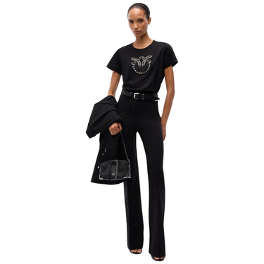 Pantaloni Donna Pinko - Hulka Pantalone Punto Stoffa C - Nero