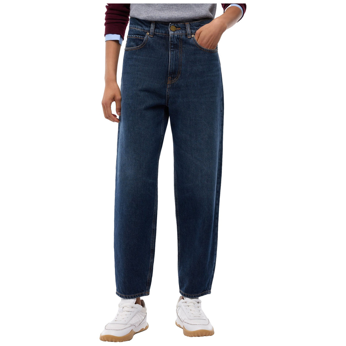 Jeans Donna Pinko - Estelle Egg Medium Wash Blue D - Blu