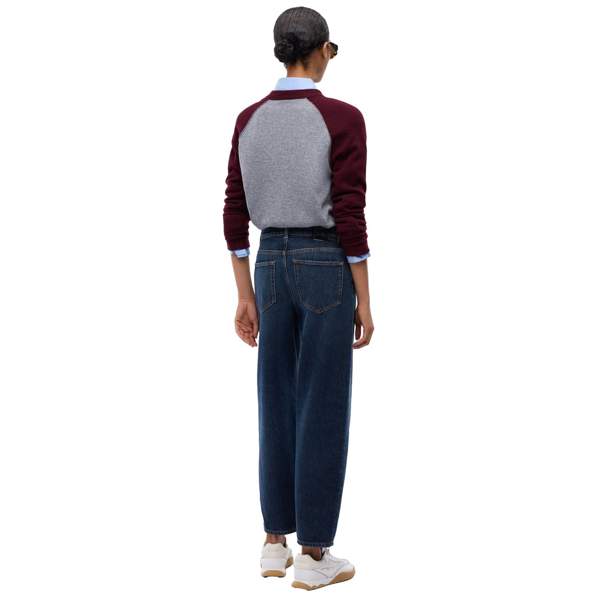 Jeans Donna Pinko - Estelle Egg Medium Wash Blue D - Blu