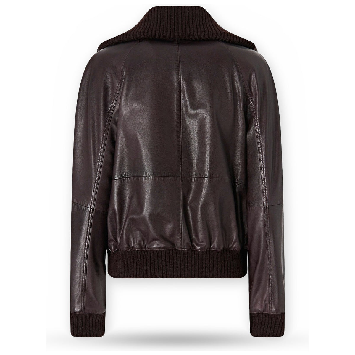 Giubbotti Donna Pinko - Bluma Bomber Pelle Lavata - Marrone