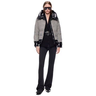 Giubbotti Donna Pinko - Gynura Imbottito Tweed Imbotti - Nero