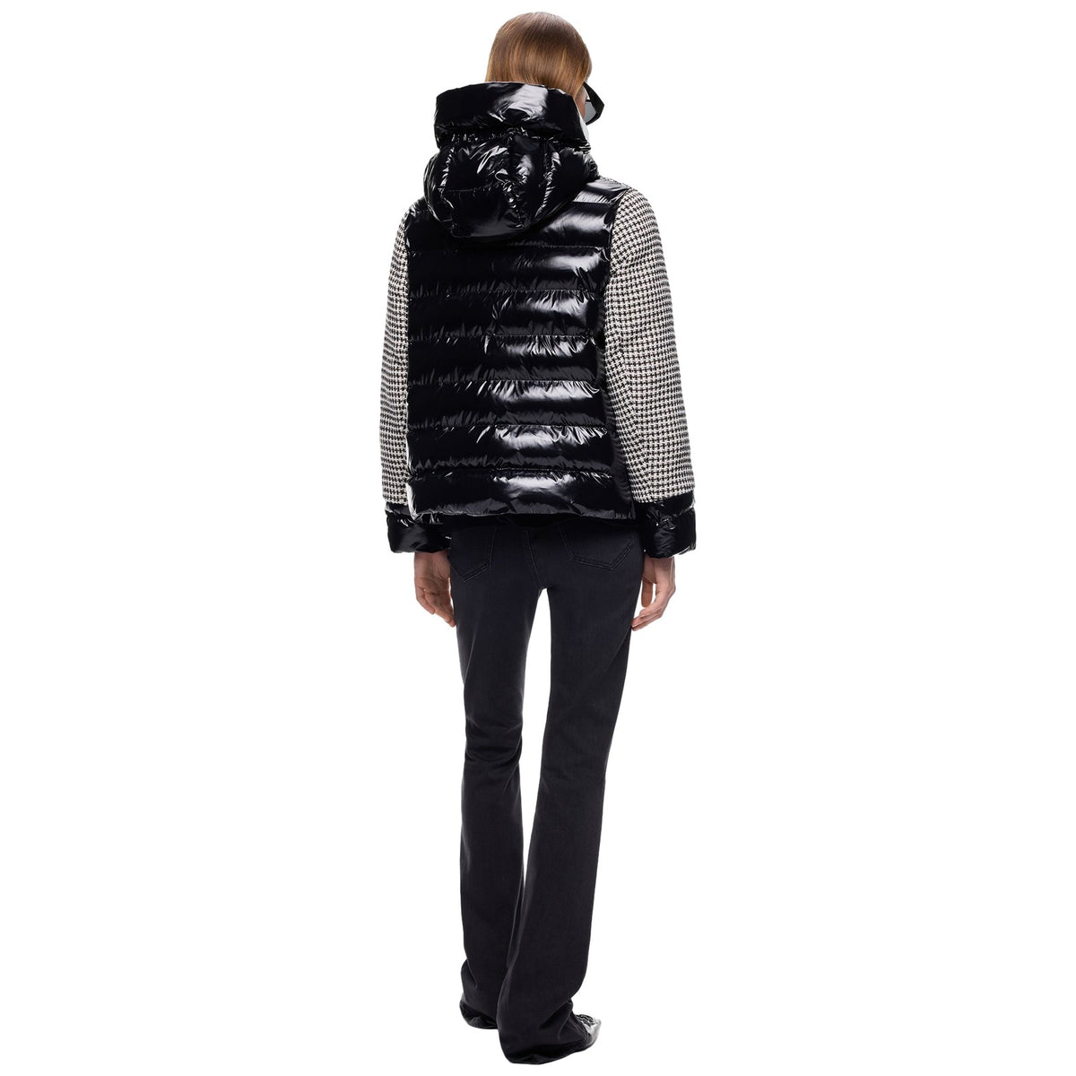 Giubbotti Donna Pinko - Gynura Imbottito Tweed Imbotti - Nero