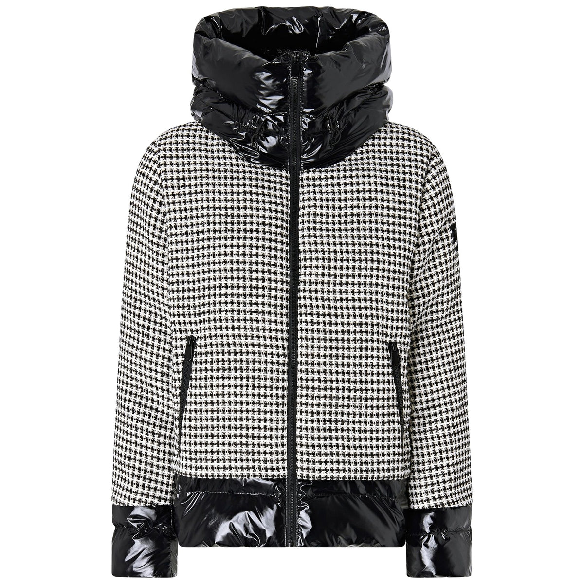 Giubbotti Donna Pinko - Gynura Imbottito Tweed Imbotti - Nero
