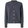Cardigan Donna Pinko - Vienna Cardigan 90 Lana 10 Cas - Grigio