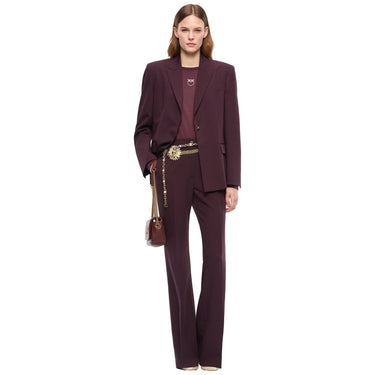 Pantaloni Donna Pinko - Petalo Pantalone Fluido - Bordeaux