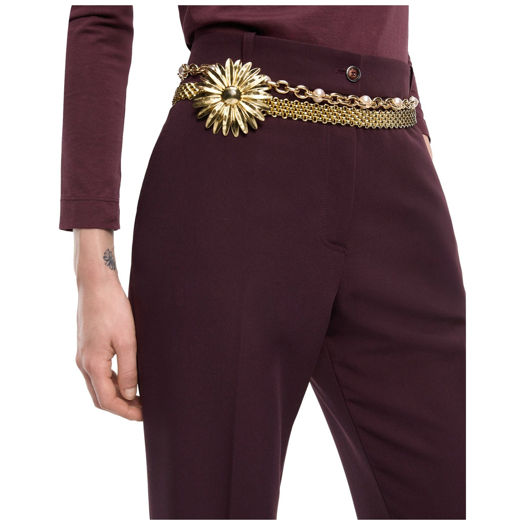 Pantaloni Donna Pinko - Petalo Pantalone Fluido - Bordeaux