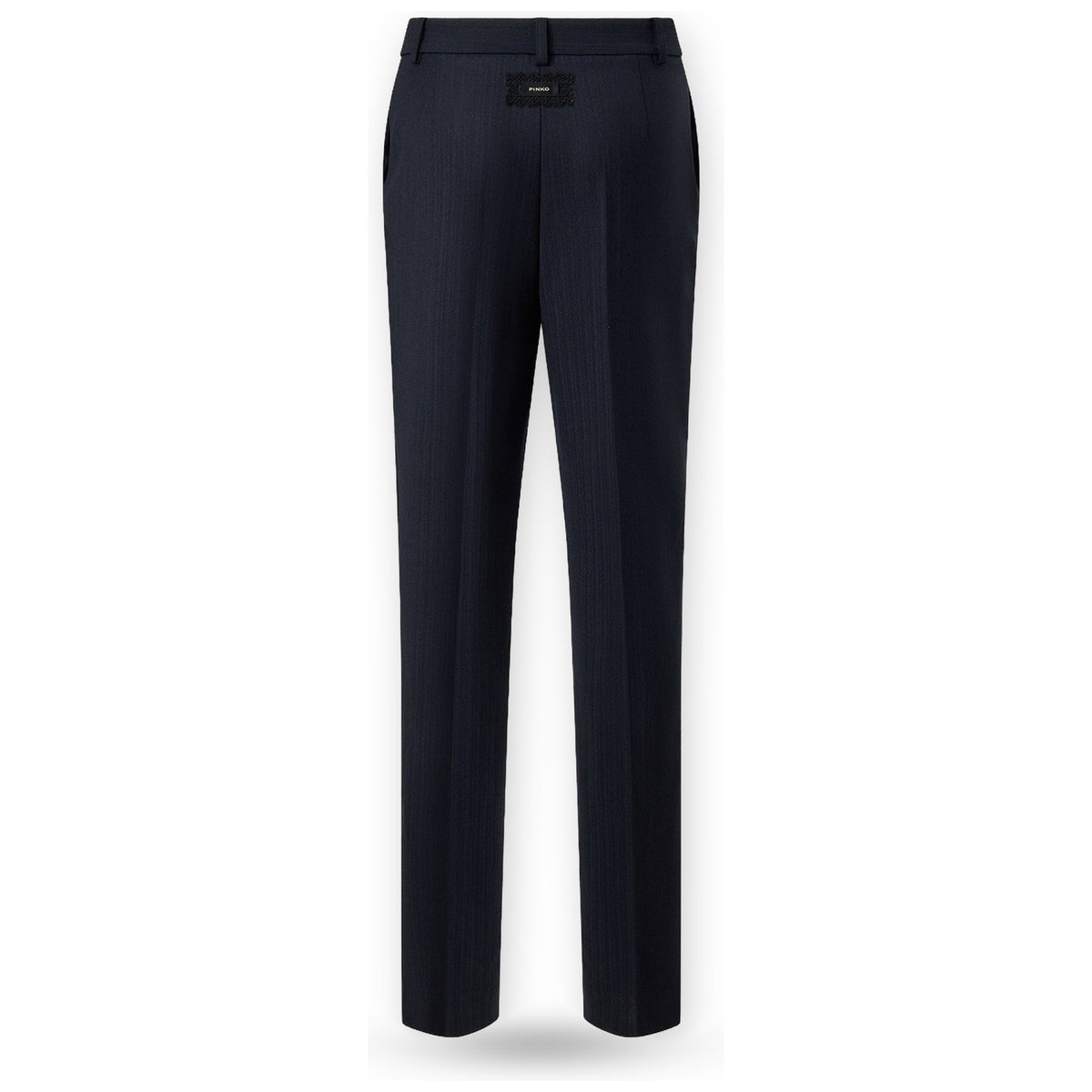 Pantaloni Donna Pinko - Pleione Pantalone Lana Armatur - Blu