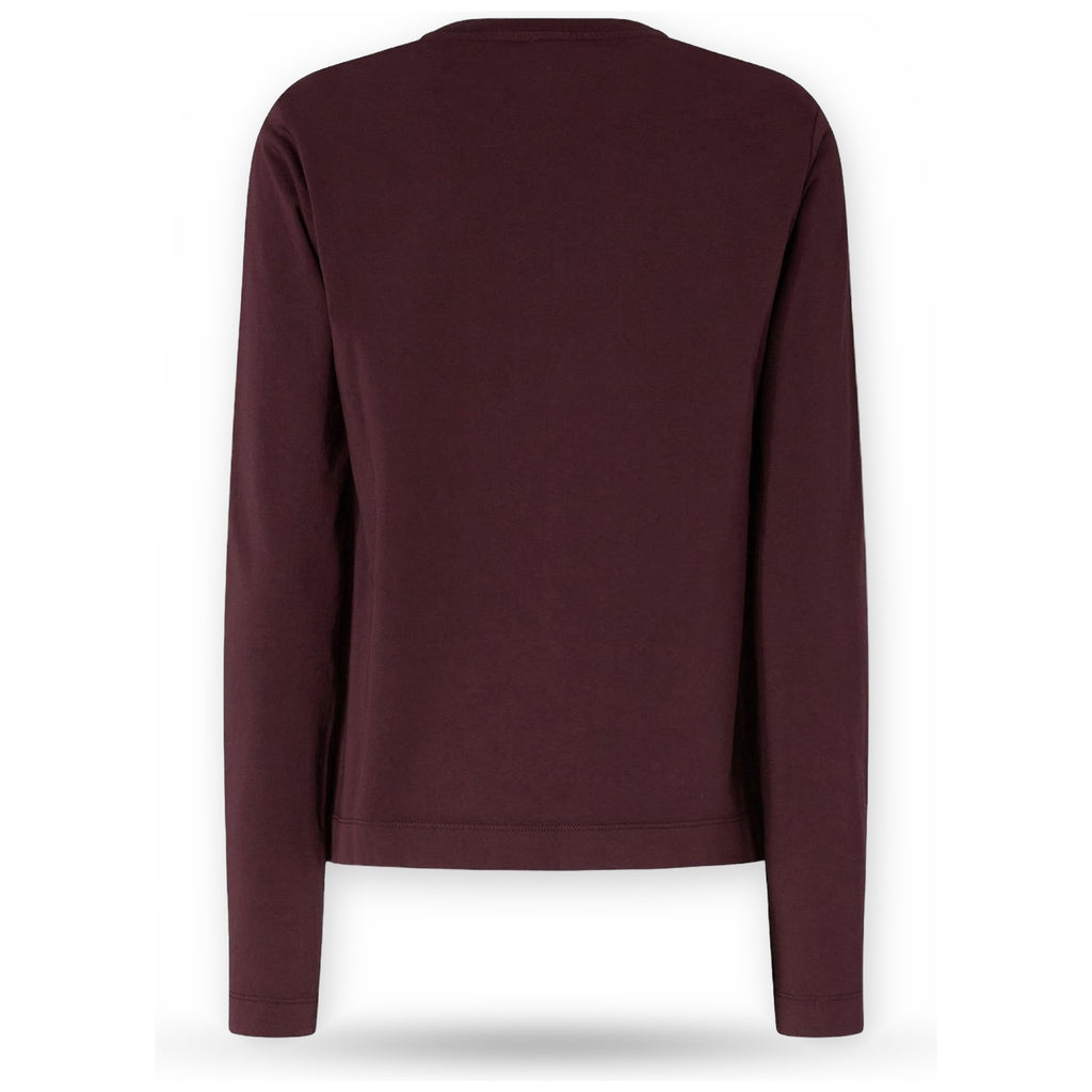 T-shirt Donna Pinko - Toblino T-Shirt Jersey Logo Fl - Bordeaux