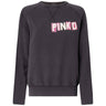 Maglie Donna Pinko - Nero Maglia Felpa Stampa Logo - Nero