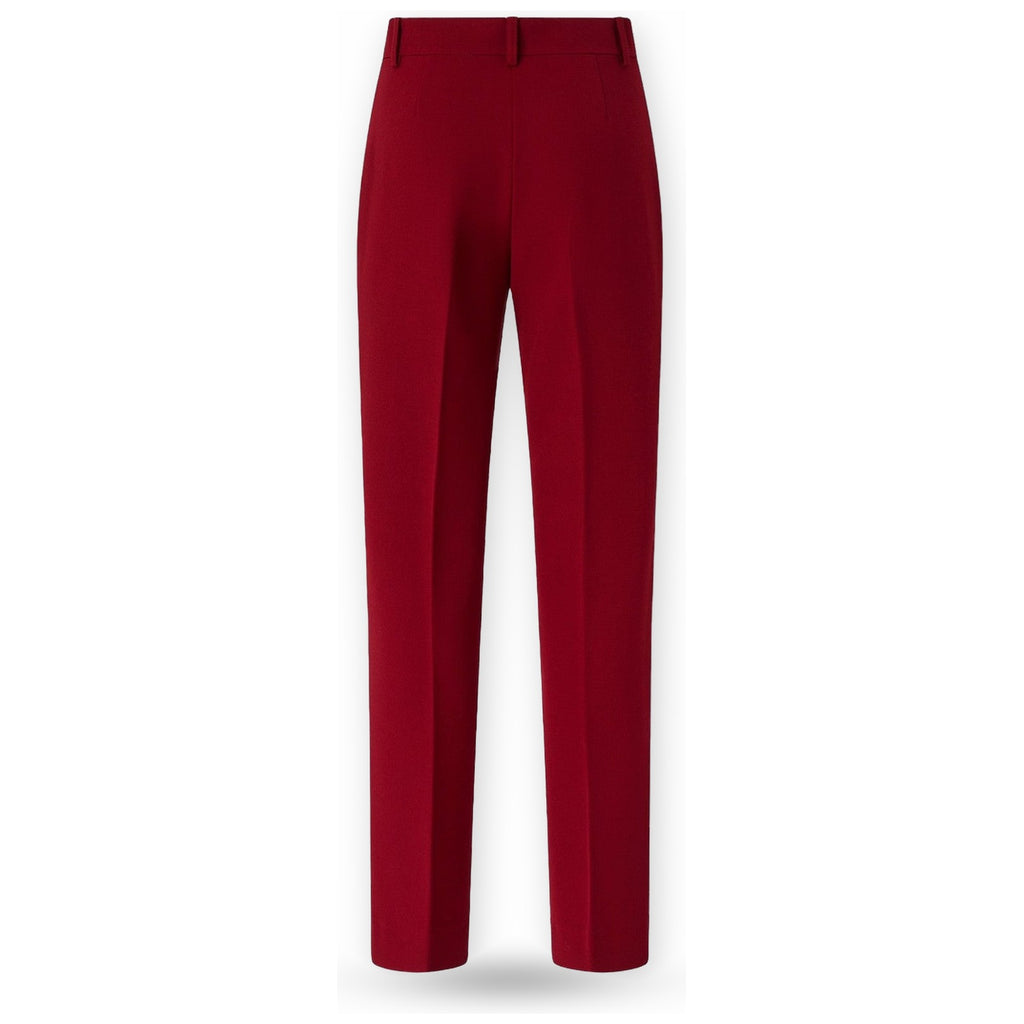 Pantaloni Donna Pinko - Protea Pantalone Crepe Poly Vi - Rosso