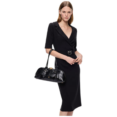 Vestiti casual Donna Pinko - Arnebia Abito Punto Stoffa - Nero