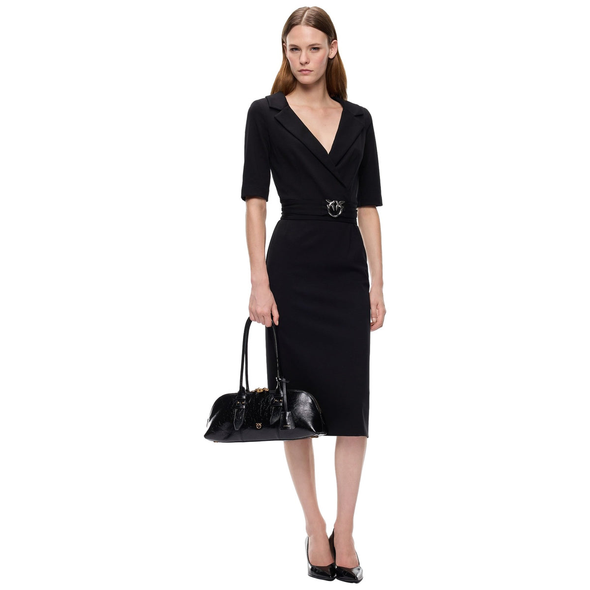 Vestiti casual Donna Pinko - Arnebia Abito Punto Stoffa - Nero