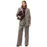 Pantaloni Donna Pinko - Plumeria Pantalone Misto Lana - Beige