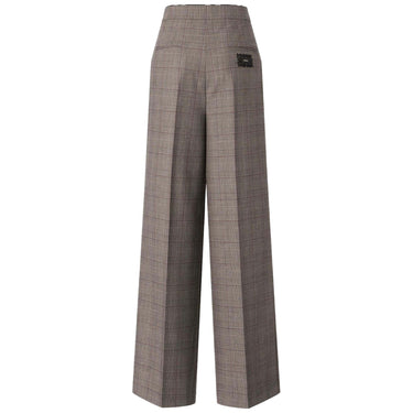 Pantaloni Donna Pinko - Plumeria Pantalone Misto Lana - Beige